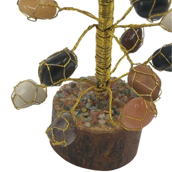 HPX1‎ 🔥 Chakra Gemstone Wire Wrap Tree: Balancing Energy & Beauty - Picture 4 of 6